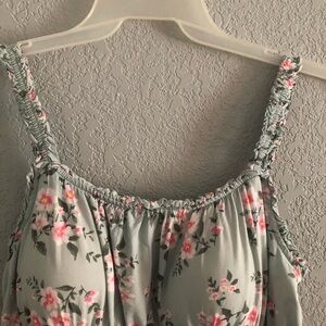 No Boundaries Elastic Straps Junior Sleeveless Hanky Hem Dress 👗